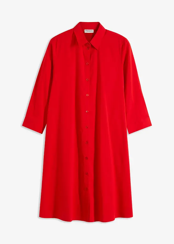 Skjortkl&auml;nning i poplin, bonprix