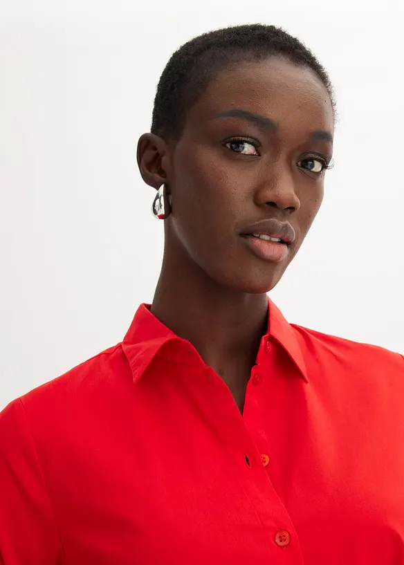 Skjortkl&auml;nning i poplin, bonprix