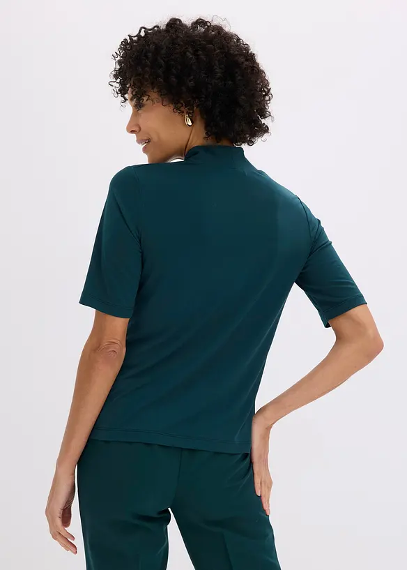 Topp med uppst&aring;ende krage, bonprix