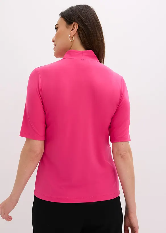 Topp med uppst&aring;ende krage, bonprix