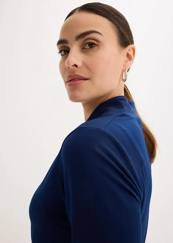 Topp med uppst&aring;ende krage, bonprix