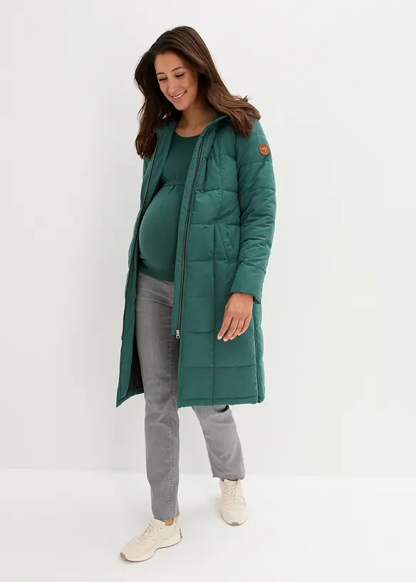 Mammat&auml;ckkappa med &aring;tervunnen polyester och babyficka, bonprix