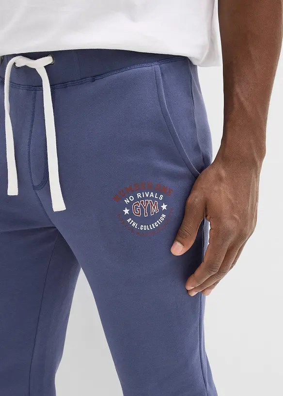 Joggingbyxa med sportiga detaljer, bonprix