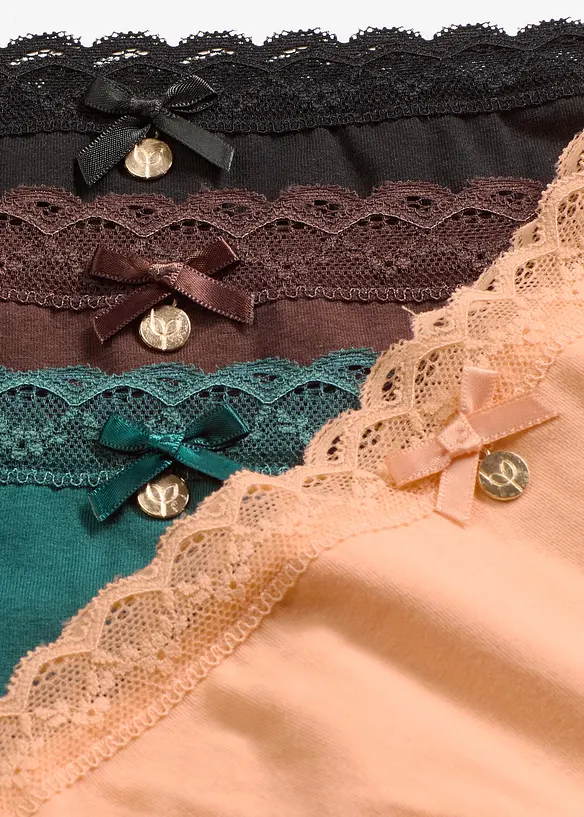 Trosa med spets (5-pack), bonprix