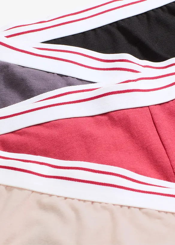 Mellanl&aring;ng boxertrosa med bomull (4-pack), bonprix