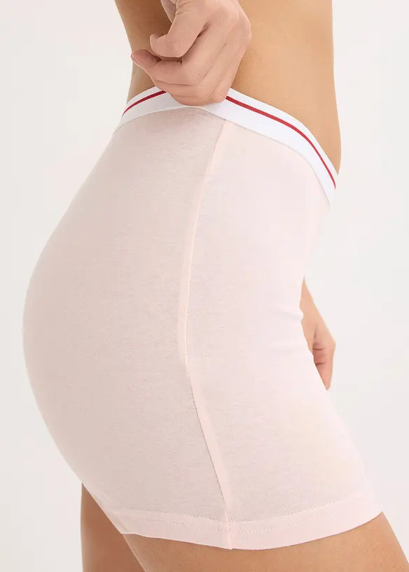 Mellanl&aring;ng boxertrosa med bomull (4-pack), bonprix