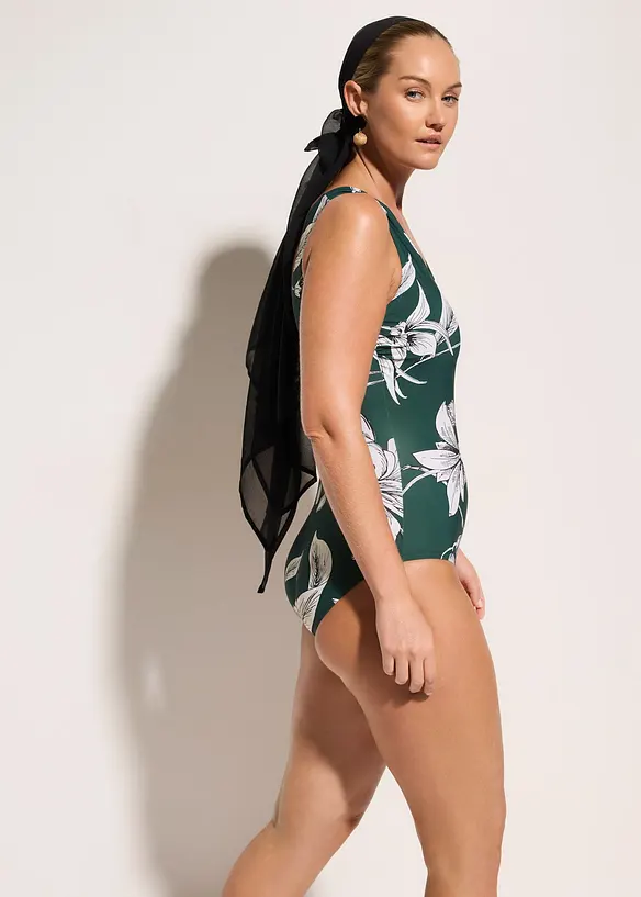 Baddr&auml;kt med l&auml;tt formande effekt och breda axelband, bonprix