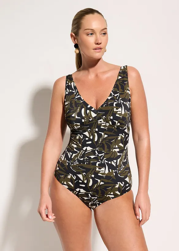 Baddr&auml;kt med medelh&ouml;g formkraft och V-ringning, bonprix