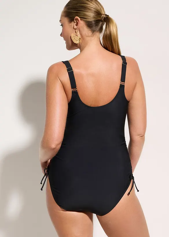 Baddr&auml;kt med sn&ouml;rning och l&auml;tt formande effekt, bonprix