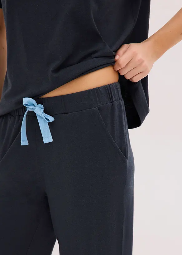 Capripyjamas i mjuk viskosmix, bonprix