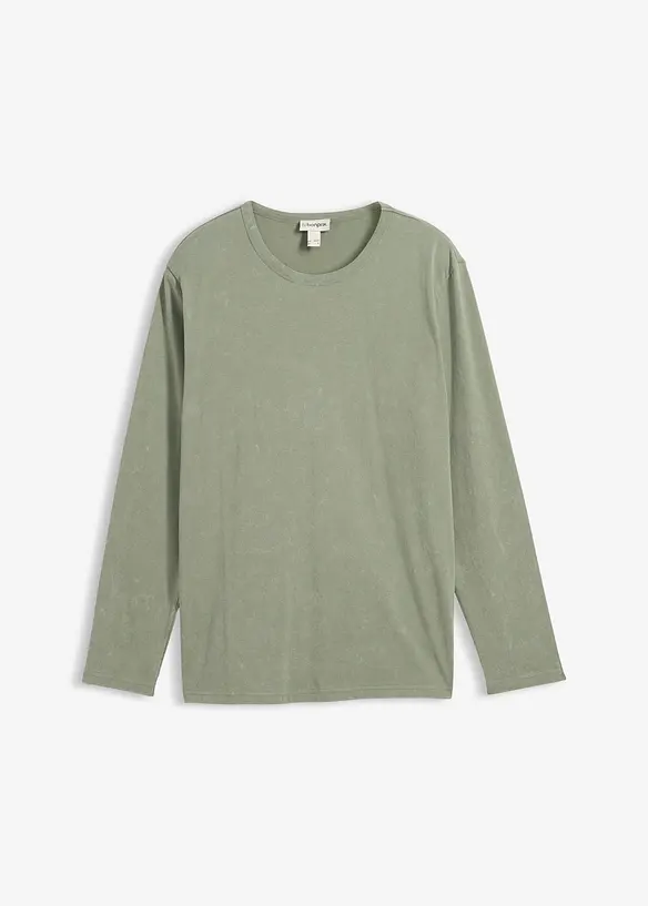 L&aring;ng&auml;rmad tr&ouml;ja med tv&auml;ttade effekter, av ren bomull, bonprix