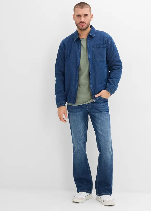 L&aring;ng&auml;rmad tr&ouml;ja med tv&auml;ttade effekter, av ren bomull, bonprix