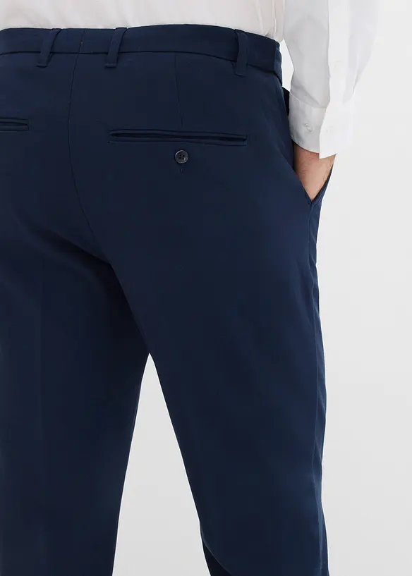 Stretchig kostymbyxa, modern passform, bonprix