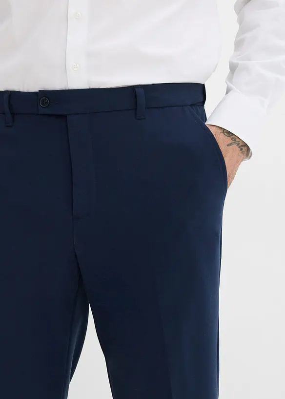 Stretchig kostymbyxa, modern passform, bonprix