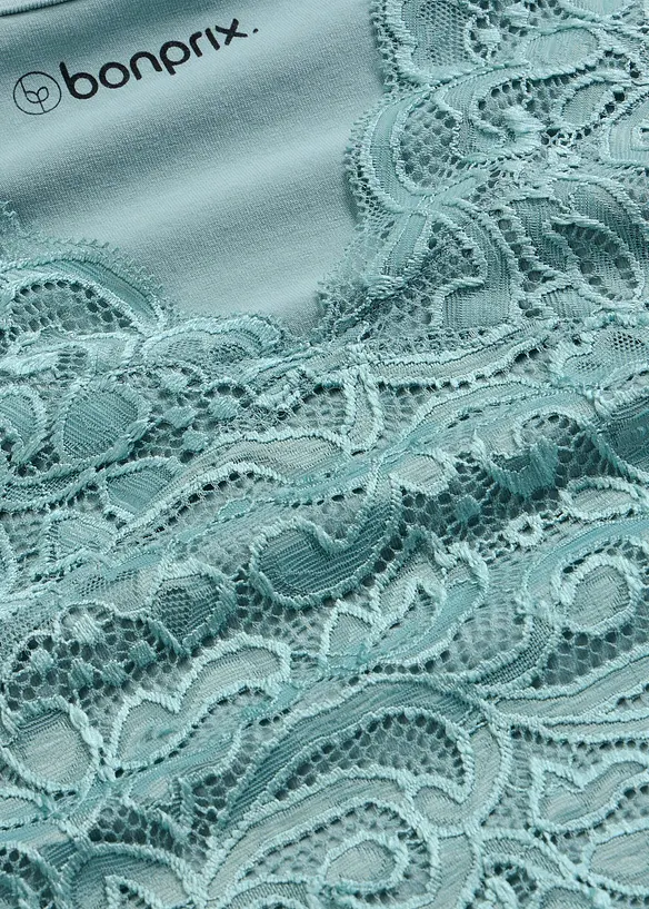 Nattlinne med spetsbes&auml;ttning, bonprix