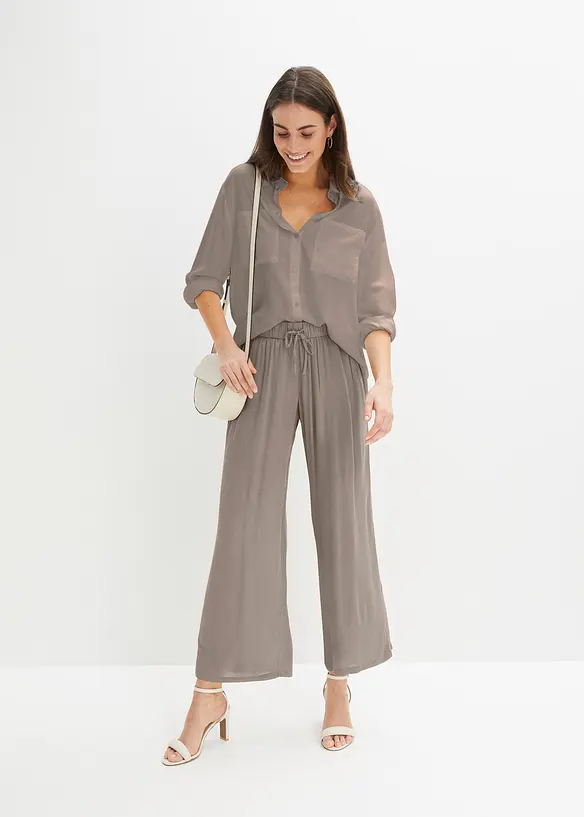 Dra p&aring;-byxa i viskos, bonprix