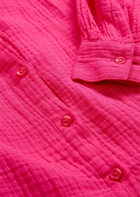 L&aring;ng blus i luftig muslin, bonprix