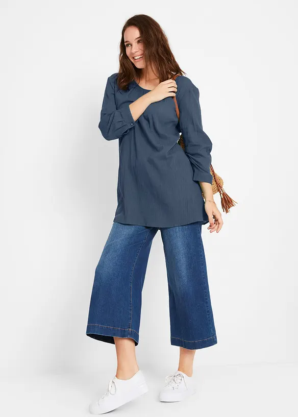 L&aring;ng tunika av bomull, bonprix