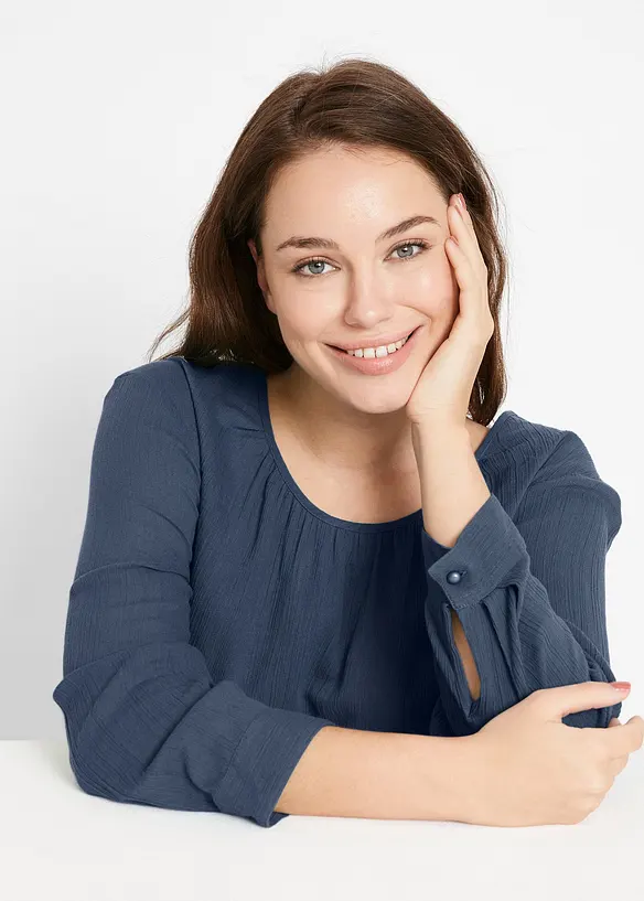 L&aring;ng tunika av bomull, bonprix