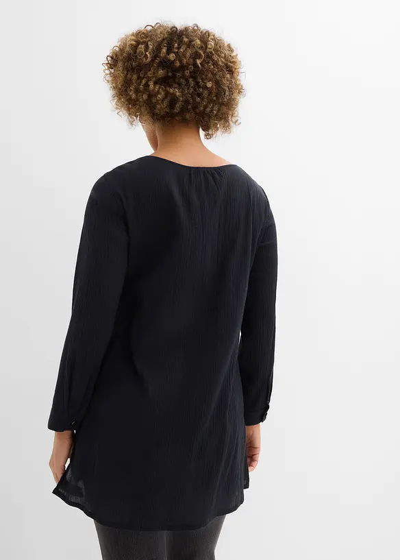 L&aring;ng tunika av bomull, bonprix