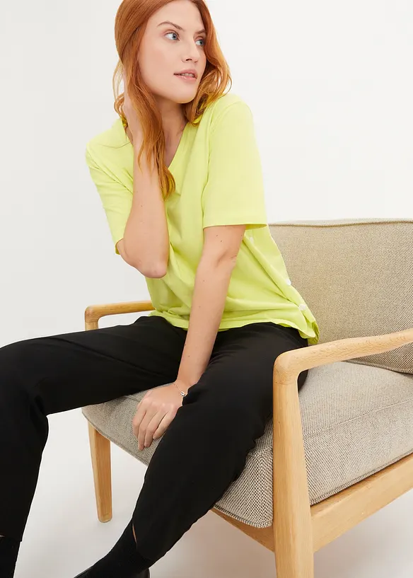 Vid T-shirt i ekologisk bomull, bonprix