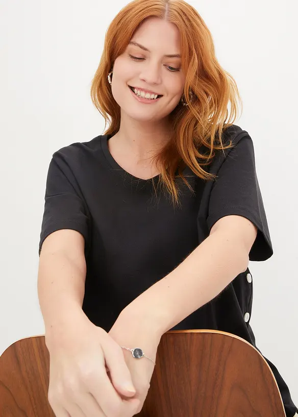 Vid T-shirt i ekologisk bomull, bonprix