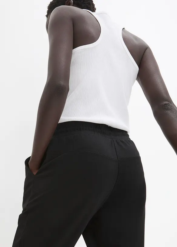 Dra p&aring;-byxa av viskosmix, bonprix