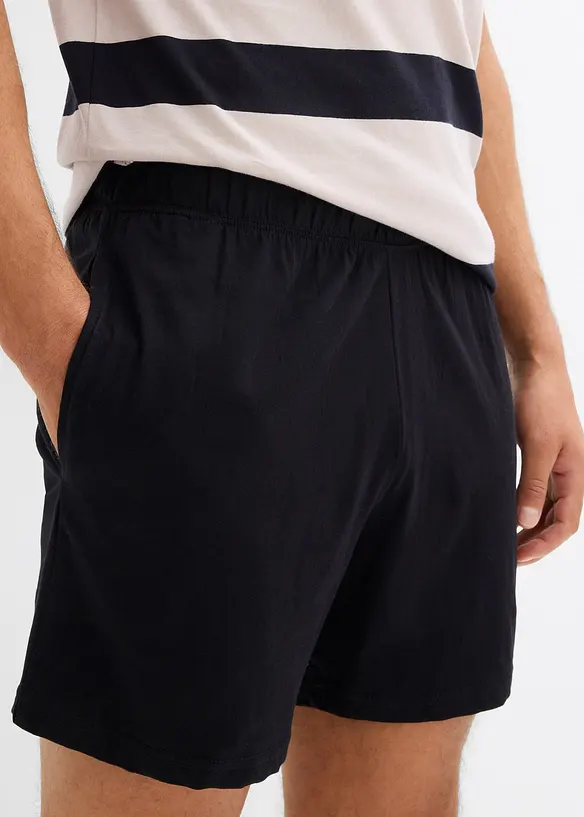 Kort pyjamas i bomull, bonprix