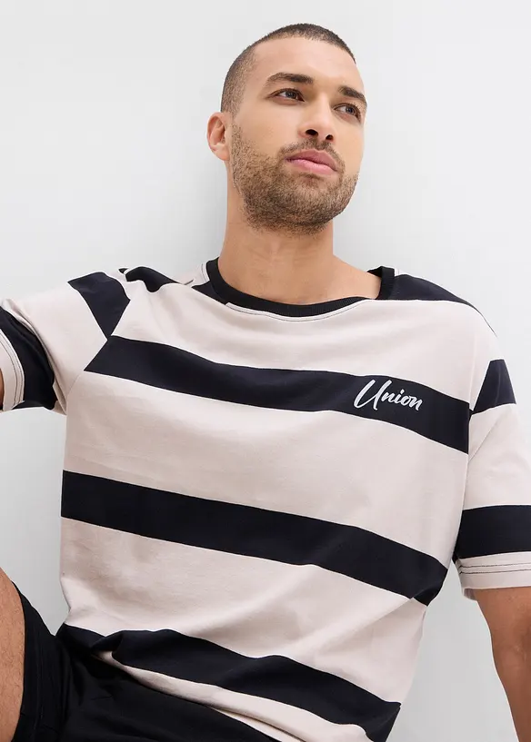 Kort pyjamas i bomull, bonprix