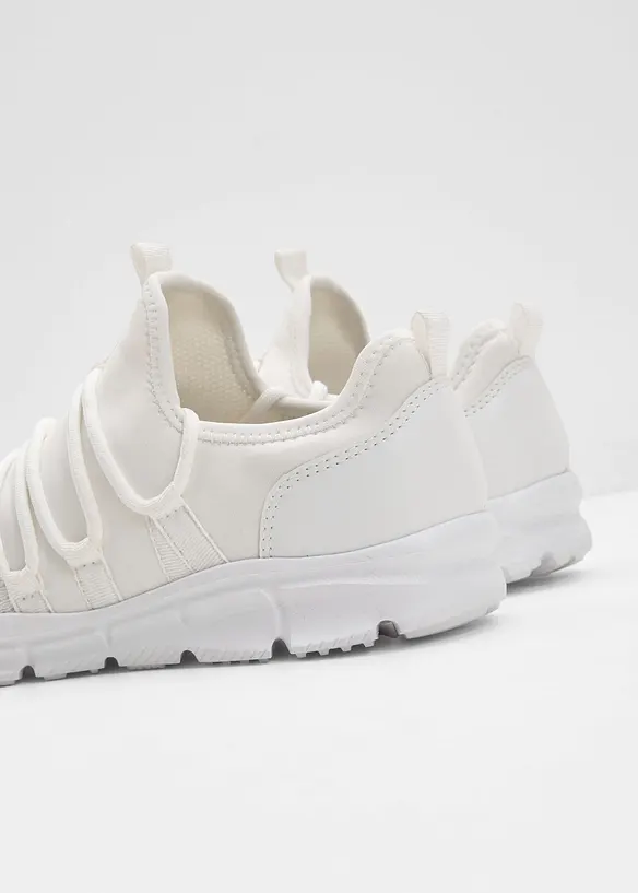 Sneakers i mjukt material, bonprix