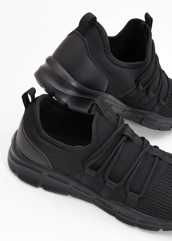 Sneakers i mjukt material, bonprix