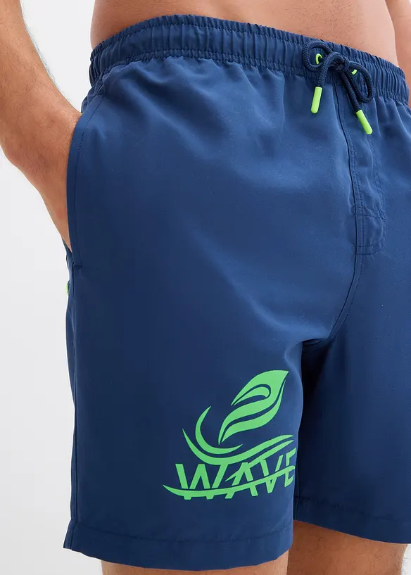 Badshorts med tryck, bonprix