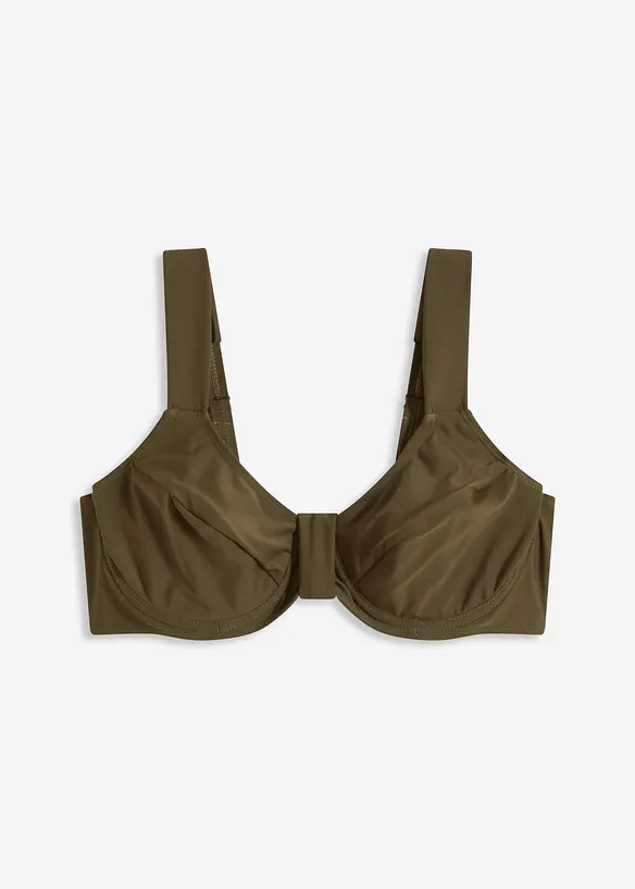 Minimizer-bikini&ouml;verdel med breda axelband, bonprix