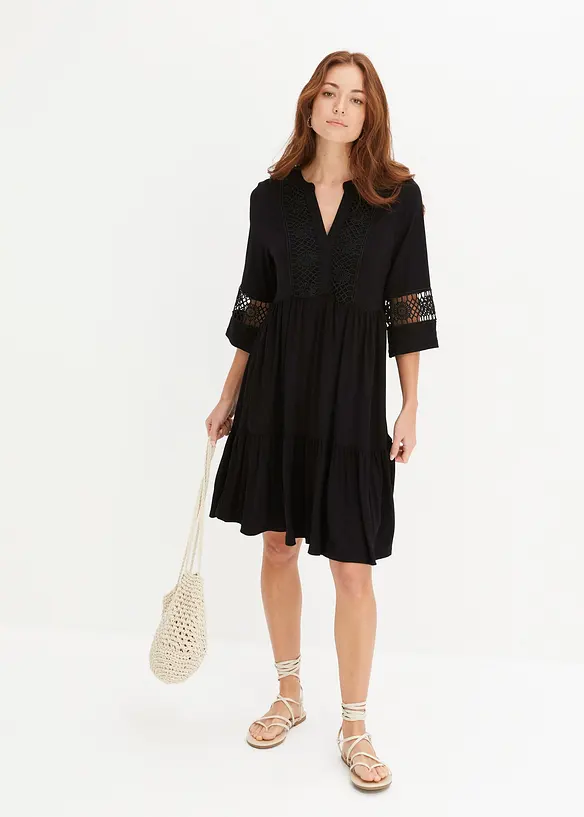 Tunikakl&auml;nning i mjuk viskos, bonprix