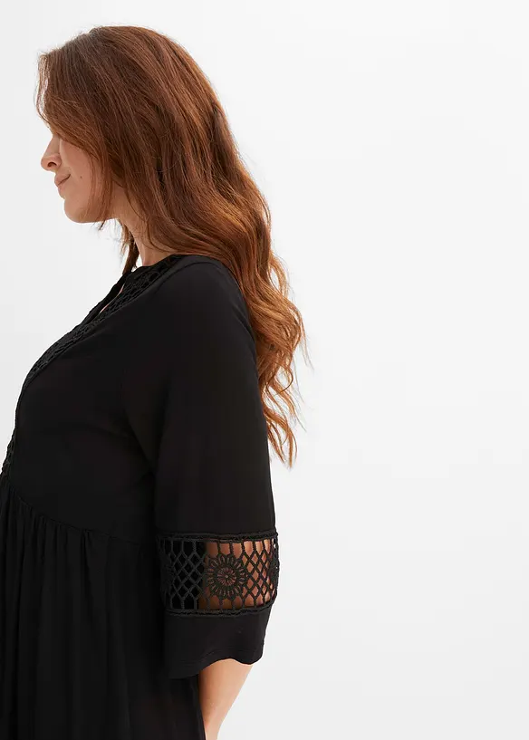 Tunikakl&auml;nning i mjuk viskos, bonprix