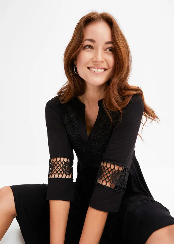 Tunikakl&auml;nning i mjuk viskos, bonprix