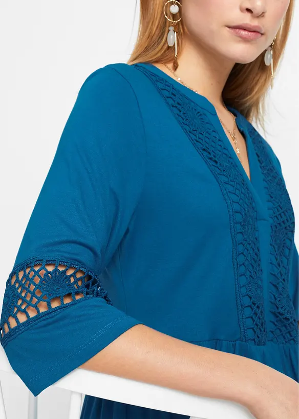 Tunikakl&auml;nning i mjuk viskos, bonprix