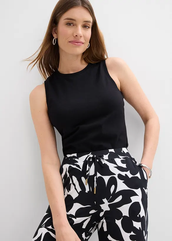 Jerseybyxa i viskosmix, bonprix