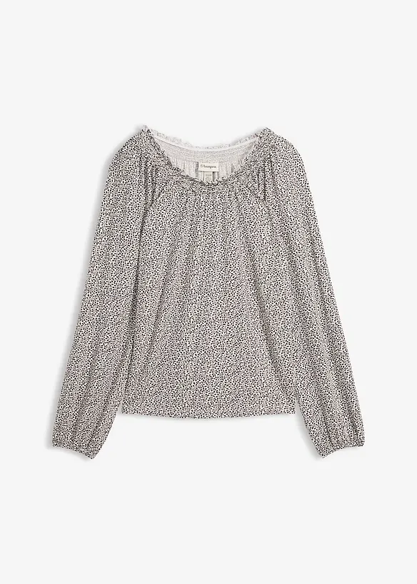 L&aring;ng&auml;rmad topp av viskosmix, bonprix