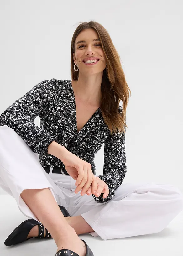 Topp i mjuk viskos, bonprix