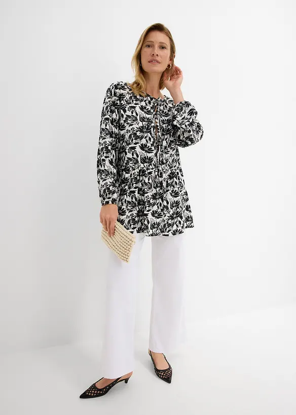 L&aring;ng tunika i viskos, bonprix