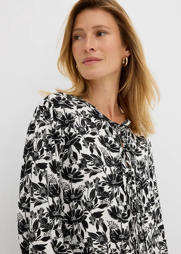 L&aring;ng tunika i viskos, bonprix