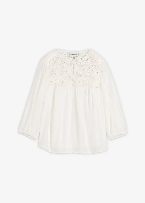 Blus i mjuk viskosblandning, bonprix