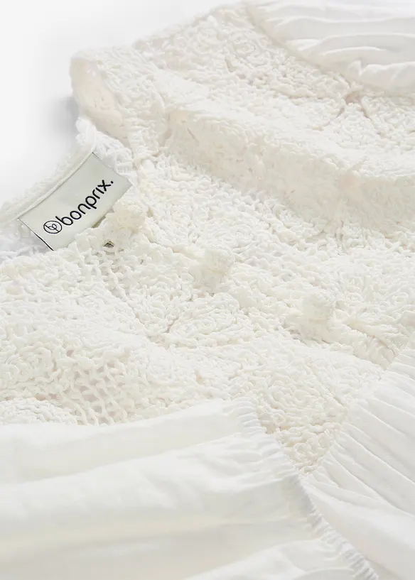 Blus i mjuk viskosblandning, bonprix