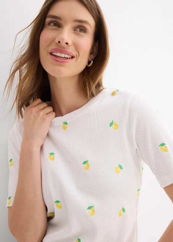 T-shirt av ekologisk bomull, bonprix