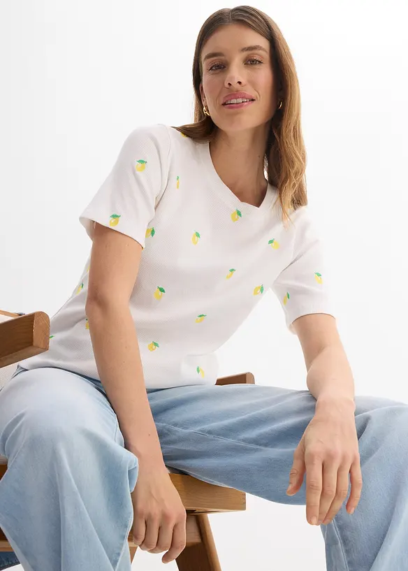 T-shirt av ekologisk bomull, bonprix