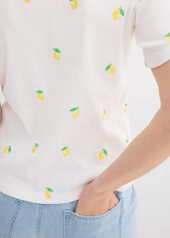 T-shirt av ekologisk bomull, bonprix