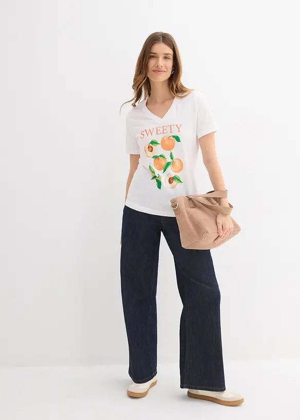 T-shirt av ekologisk bomull, bonprix