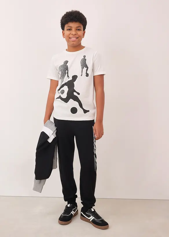 T-shirt av ekologisk bomull (3-pack), bonprix