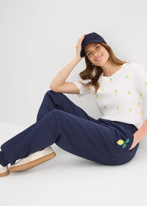 Trik&aring;byxa i bomull, bonprix